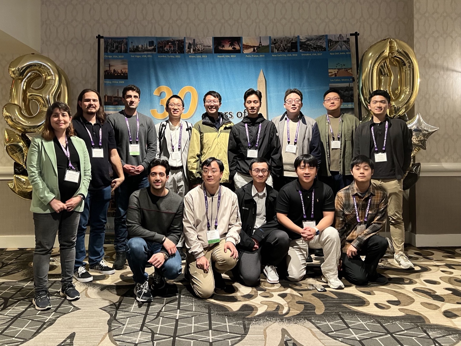 With collaborators from the JUMP 2.0 CUbiC center at ACM MobiCom in Washington, D.C. (Oct. 2024)