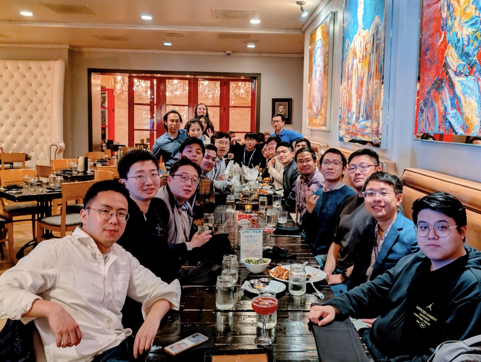 Joint group dinner at ACM MobiCom in Washington, D.C. (Oct. 2024)